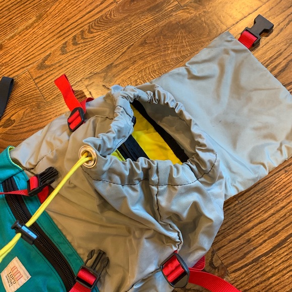 Topo Designs Rover Backpack 16L Turquoise - Picture 3 of 4